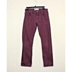 Levis 511 Slim 16 Reg 28x28 Burgundy Jeans W28” & L28”  Women's